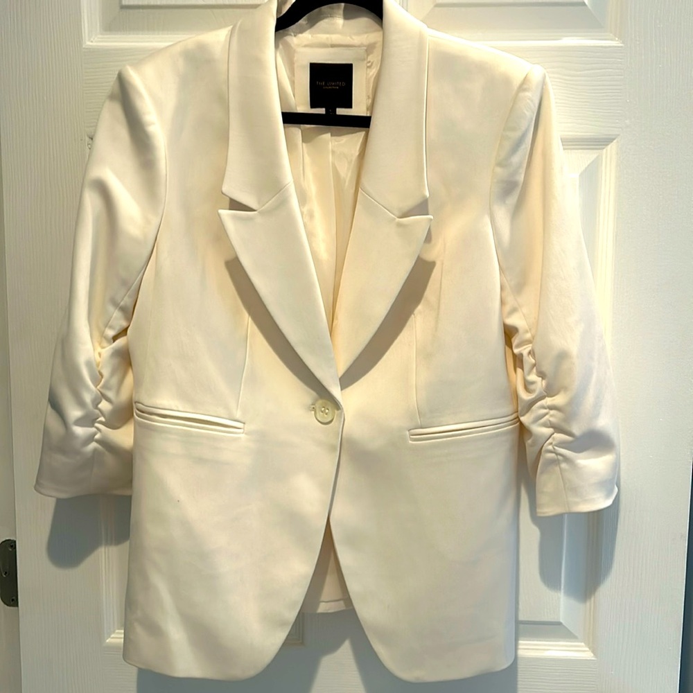 The Limited Collection - White/Cream Colored Blazer - Size L